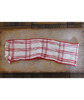日本進口 倉敷意匠計画室 - 彈性織綿 長毛巾 - 紅格紋 ( 28478-02 )