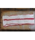 日本進口 倉敷意匠計画室 - 彈性織綿 長毛巾 - 紅條紋 ( 28478-03 )