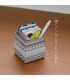 日本進口 KING JIM KITTA 鋁製手帳標籤貼紙收納盒 - 蕾絲 ( KIT-C01 )