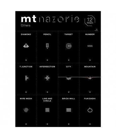 日本進口和紙膠帶 mt nazorie 專用幻燈片 系列 - 特殊圖案 ( MTNZP06 )