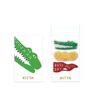 KING JIM HITOTOKI KITTA Clear 型拔PET膠帶 - 動物紋章 ( KITT007 )