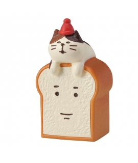 DECOLE concombre ​新鮮出爐的麵包貓 擺飾公仔 - 貓與吐司 ( ZCB-92311 )
