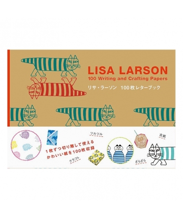 PIE International 系列書冊 Lisa Larson 麗莎拉森 - 插畫信紙書 ( 4803-9 )，100枚