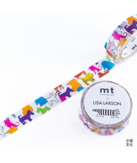 mt x Lisa Larson 麗莎拉森 和紙膠帶 / 2022ss - 五顏六色的狗狗 ( MTLISA17 )