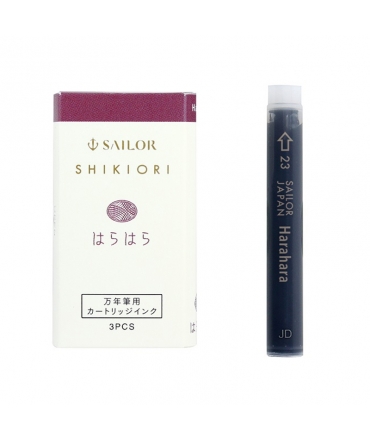 SAILOR寫樂 四季織SHIKIORI 鋼筆管狀墨水 - 霧雨 ( 13-0350-223 )，３入