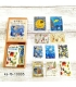 seal-do x 宮沢賢治 幻燈館系列 郵票造型 箔押貼紙 - 夜鷹之星/要求很多的餐廳 ( ks-fb-10005 )