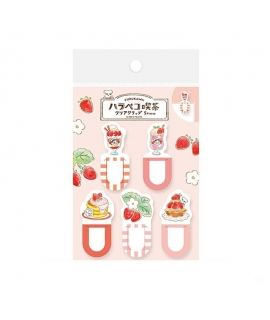 古川紙工 x PEKO牛奶妹 Harapeko喫茶系列 造型書夾 - 草莓 ( PP40 )