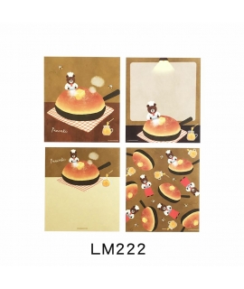 古川紙工 2023夏限定 Cafe Moon系列 便條紙本 - 美味鬆餅 ( LM222 )