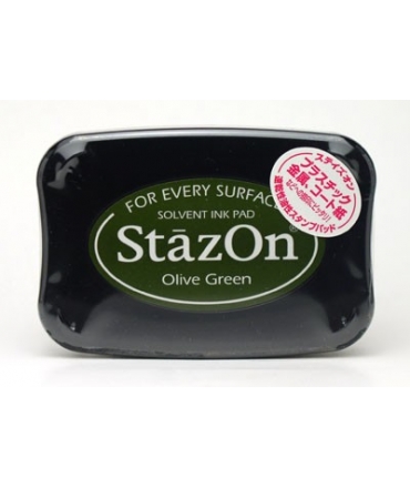 日本進口 StazOn 油性速乾性印台 - Olive Green ( SZ-51 )